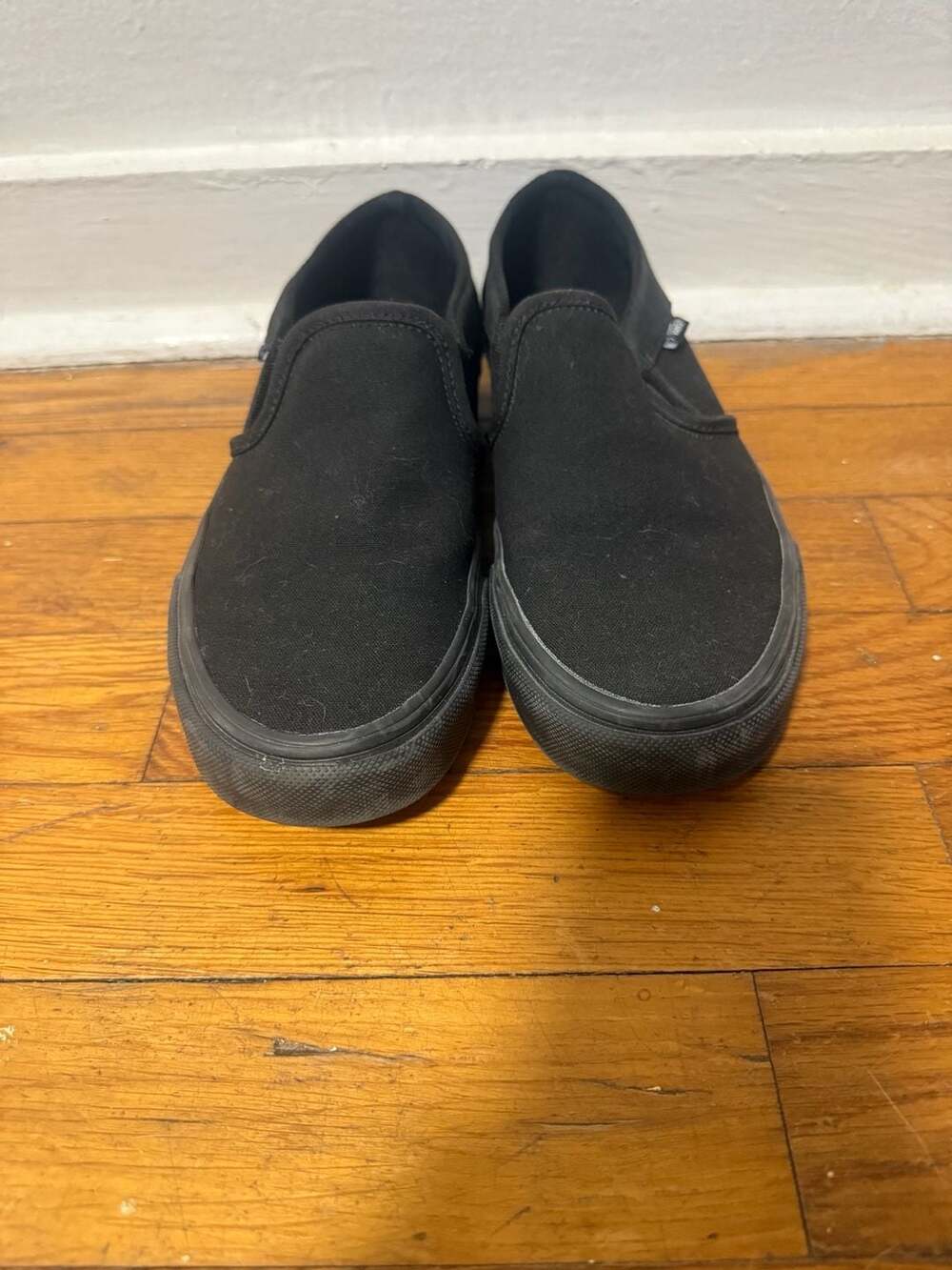 Vans Classic Slip-On Black Canvas Skate Shoes